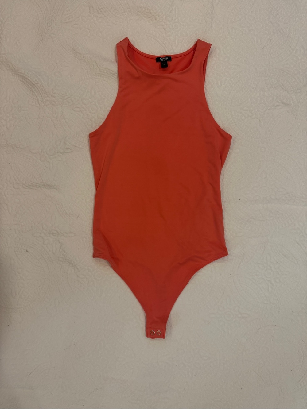 Express XS Peach Bodysuit